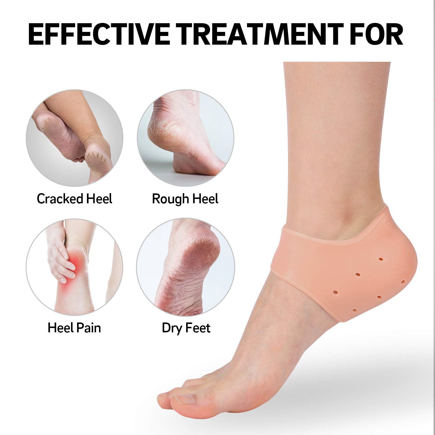 Silicon heel socks Silicon heel socks